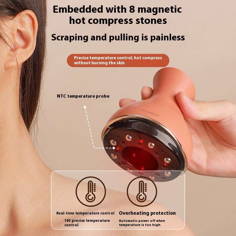 Electric Gua Sha Scraping Massager Cupping Scraping Dredging Meridian Brush - globaltradeleader