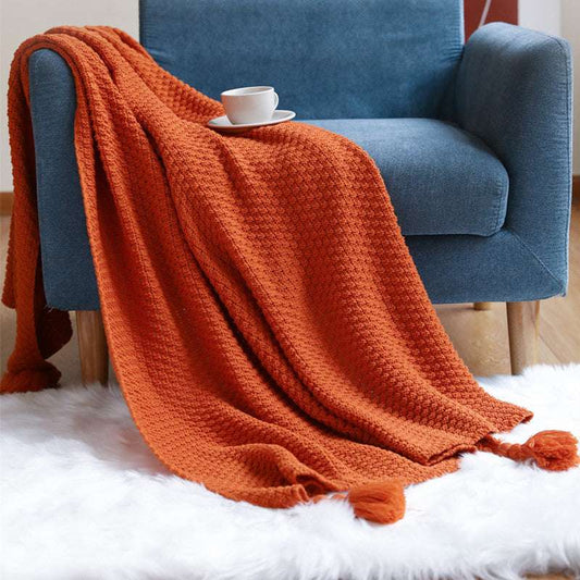 Sofa Knitted Office Air Conditioning Lunch Break Small Blanket - globaltradeleader