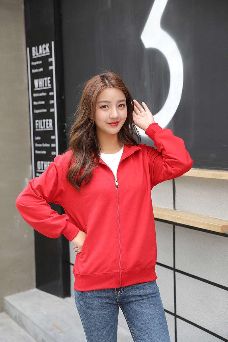 Solid Color Stand Collar Women's Sweater - globaltradeleader