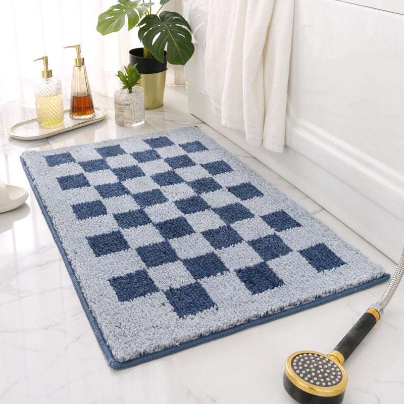 Checkerboard Bathroom Absorbent Floor Mat - globaltradeleader