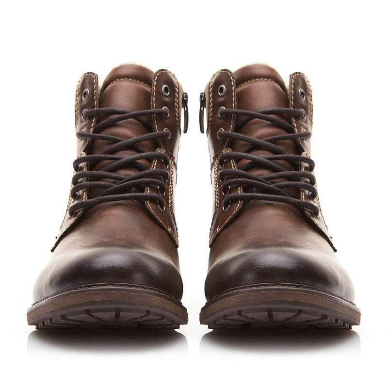 winter men warm shoes martin boots snow boots - globaltradeleader