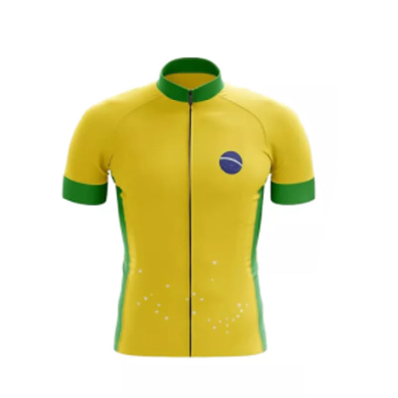 Summer Brazil Team Cycling Jersey Men's Tracksuit