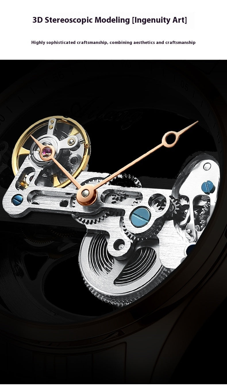 Automatic Hollow Mechanical Watch Generation Hair - globaltradeleader