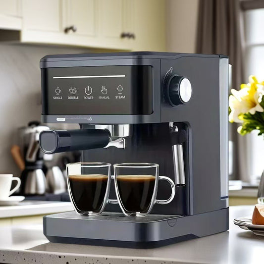 Household Small Semi-automatic Italian Coffee Machine - globaltradeleader