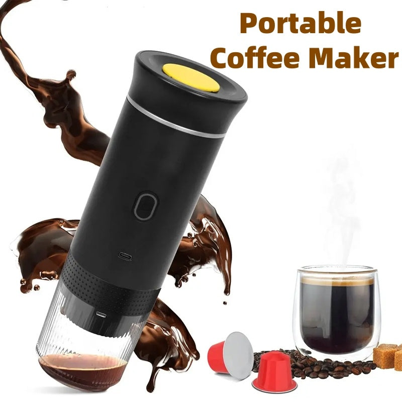 Electric Grinder Coffee Travel Handy 3 In1 Espresso Portable Coffee Espresso Maker Machine Cafe Portable Capsule Coffee Machine Kitchen Gadgets - globaltradeleader