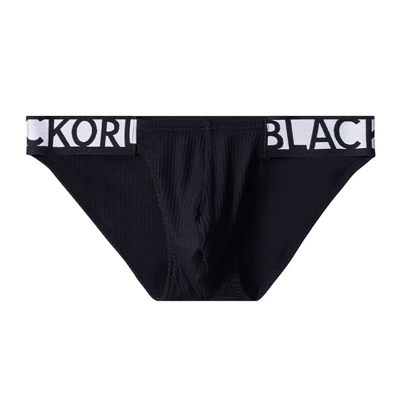 High Rise Low Waist Cotton Breathable Convex Pouch Male Briefs