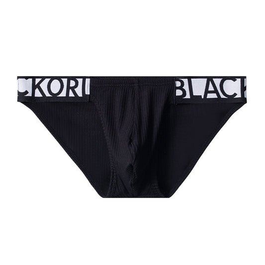 High Rise Low Waist Cotton Breathable Convex Pouch Male Briefs