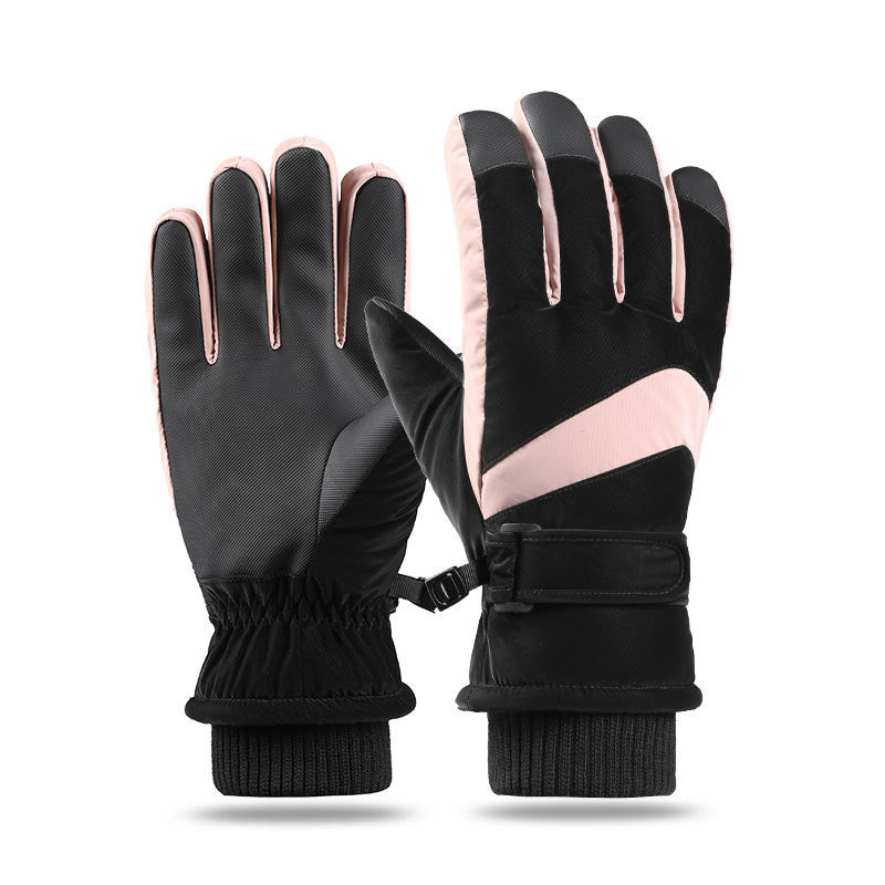 Couple Winter Fleece Thickened Warm And Windproof Gloves - globaltradeleader