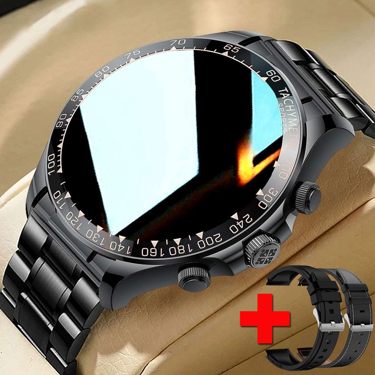 Round Screen Smart Watch EX108 Bluetooth Calling - globaltradeleader