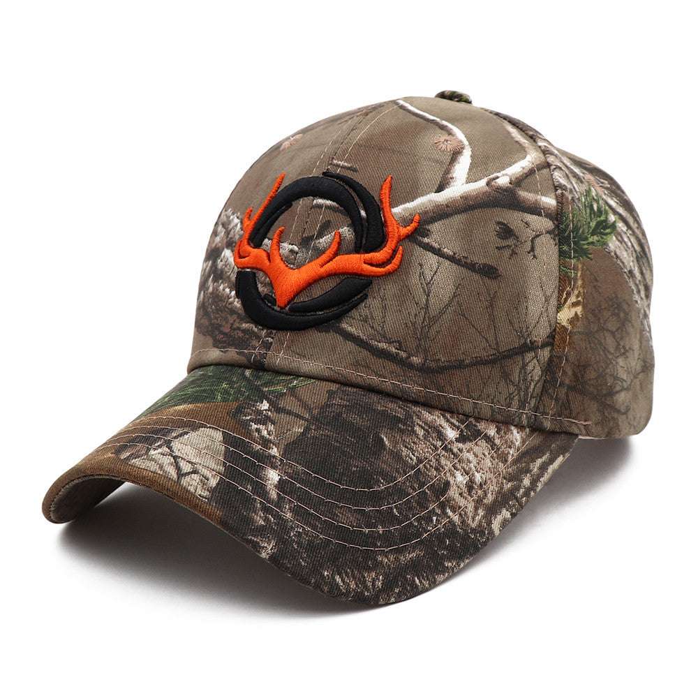 Little elk hunting baseball cap animal embroidery camouflage cap - globaltradeleader