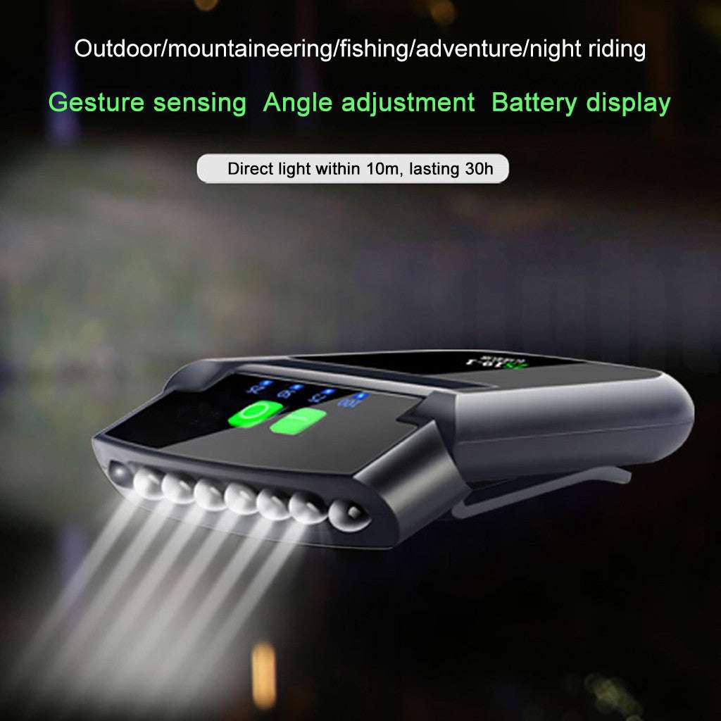 LED Smart Sensor Headlight Night Fishing Sports Cycling Charging Strong Bright Light - globaltradeleader