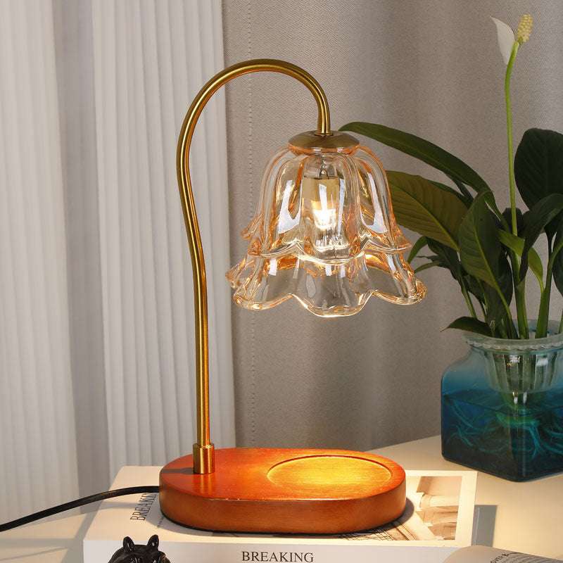 French Retro Bedroom Bedside Linglan Fragrance Lamp Wax Melting Lamp - globaltradeleader
