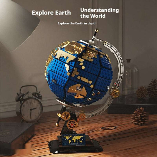 T1008 Discovery Series Earth Instrument Assembled Building Blocks Children's Educational Toy Decoration Gift - globaltradeleader