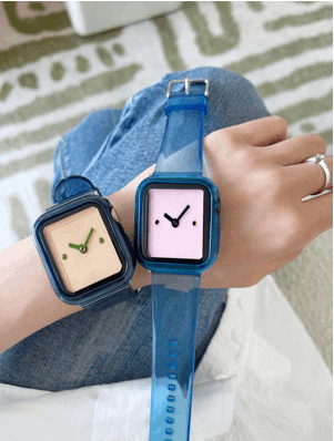 Brown Transparent Suitable For Iwatch Watch Strap