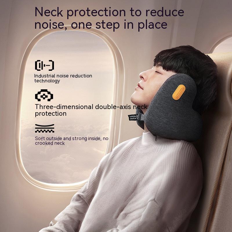 Travel Neck Care Two-in-one Memory Foam Cervical Head Pillow