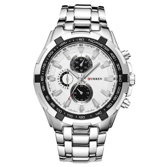 Men's Watch Business Steel Belt Quartz Watch - globaltradeleader