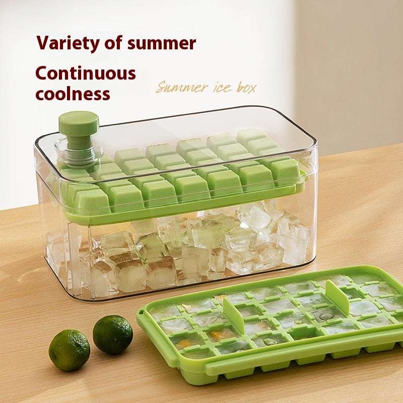 One-click Demoulding Tray Double Layer Pressing Ice Maker - globaltradeleader