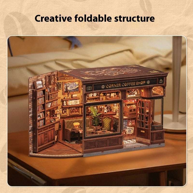 Miniature Scene Model DIY Assembled Handmade 3D Cottage Toy