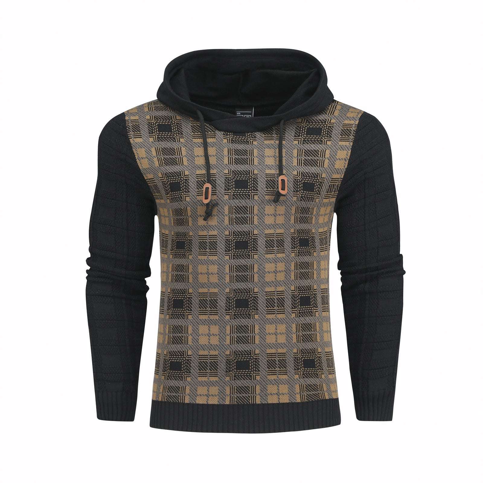 European And American Men's Retro Sports Hoodie Sweater