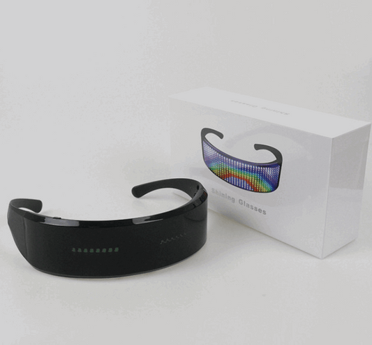LED display glasses for dj music party