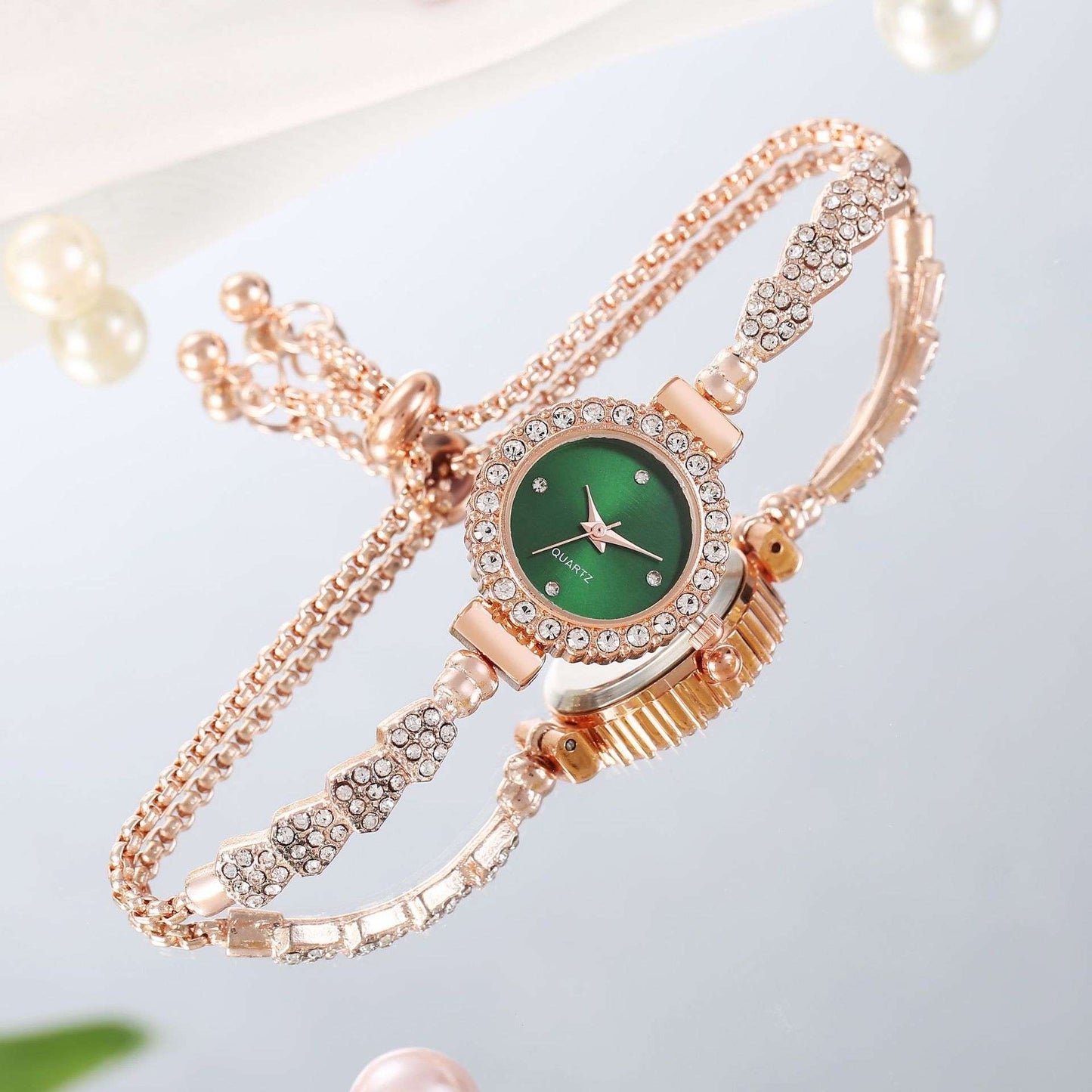 Fashion Luxury Women's Watch Gold Fine Strap Ladies Watch For Bracelet Female Wrist Watch Women Clock Relojes Fashion Jewelry - globaltradeleader