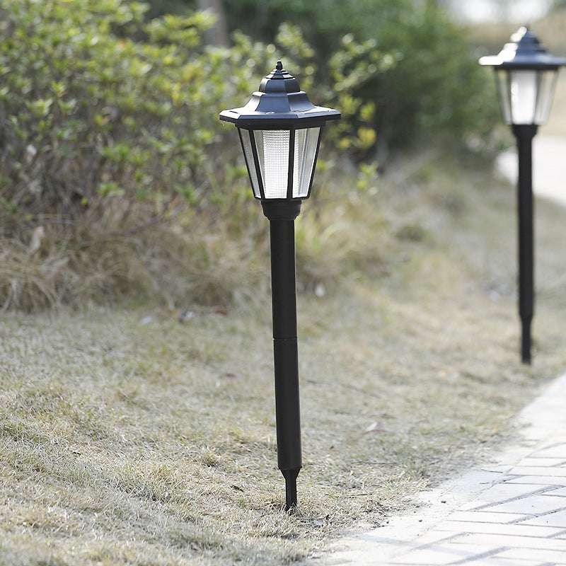 Outdoor solar hexagonal wall light, wall light, garden light - globaltradeleader