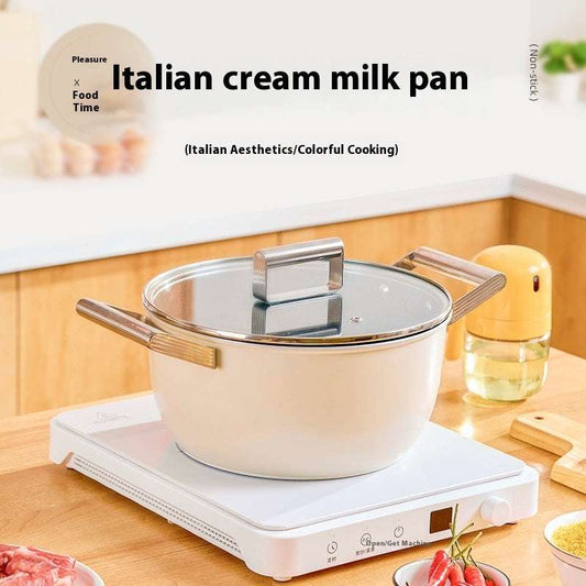 European-style Large Capacity Non-stick Pot Household Gas Double-ear Stew Pot Double-layer - globaltradeleader