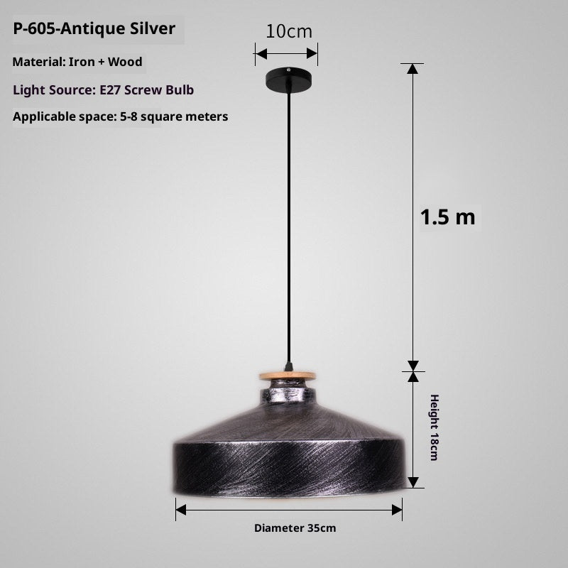 Simple Nordic Retro Restaurant Macaron Chandelier - globaltradeleader