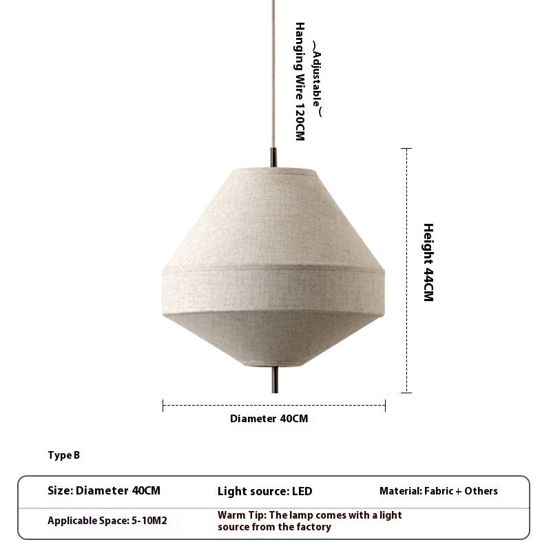 Dining Room Chandelier Japanese Style Personality Living Room Bedroom - globaltradeleader