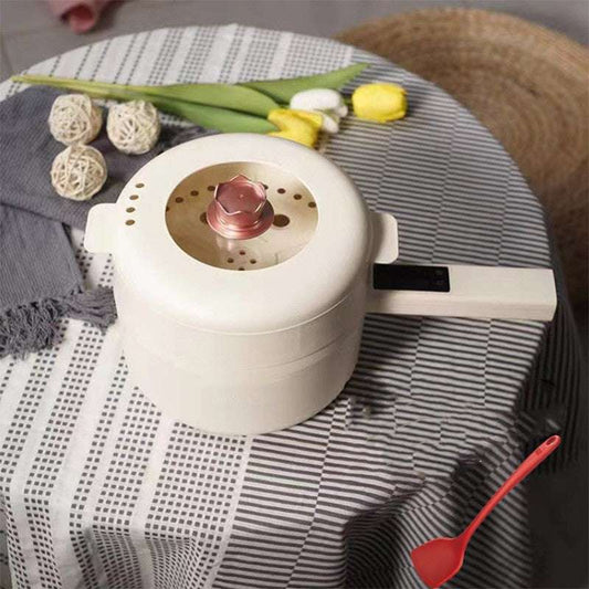 Colorful Jingding Multifunctional Electric Cooking Pot Household Electric Cooking Noodles Small Electric Pot - globaltradeleader