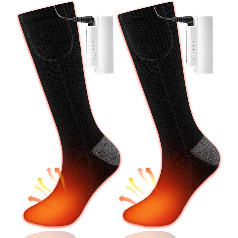 Ski Warm Charging Invisible Heating Socks - globaltradeleader