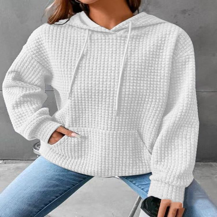 Women's Loose Casual Solid Color Long-sleeved Sweater - globaltradeleader