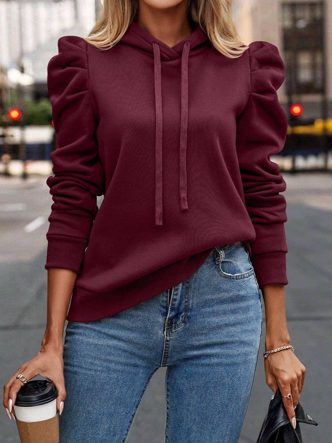 Solid Color Long-sleeved Casual Women's Top Sweater - globaltradeleader