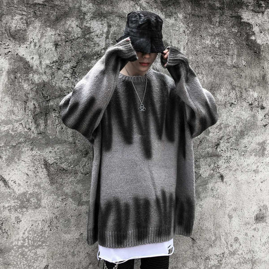 Embroidered Hip-hop Long Sleeve Matching Sweater