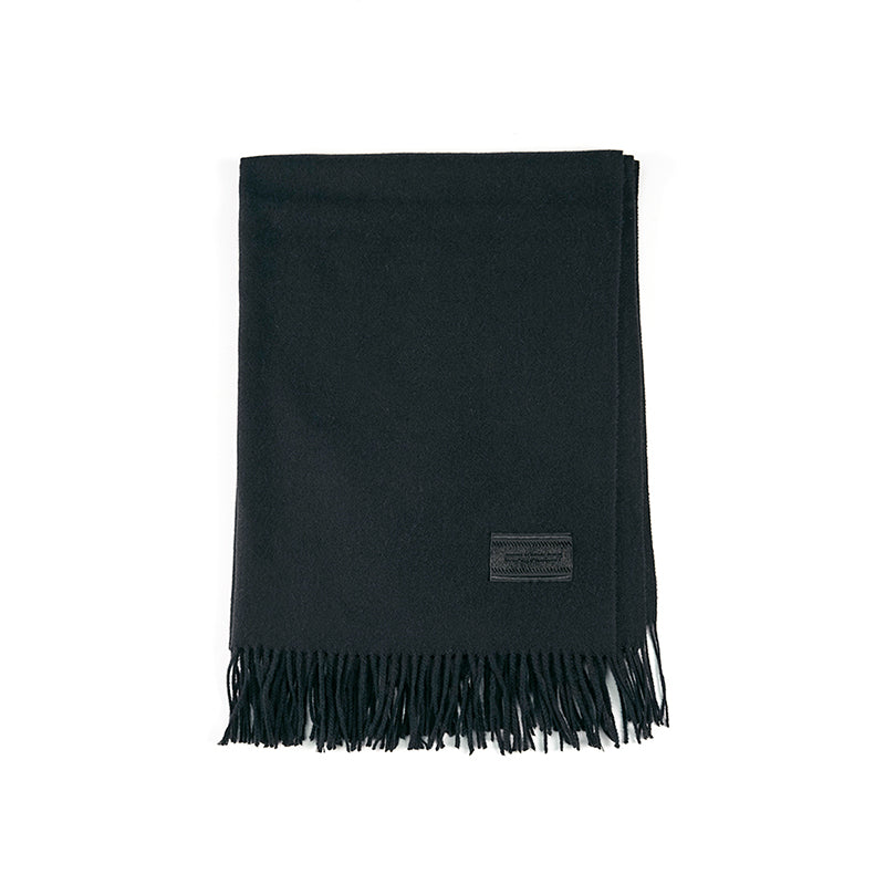 Solid Color Fringed Long Scarf Multi Color Skin Friendly Warmth