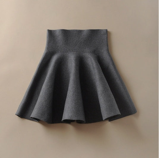 Draped Knitted Short Skirt - globaltradeleader
