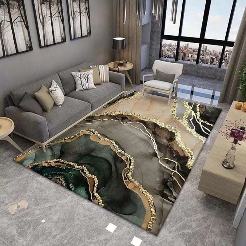 New Chinese Modern Abstract Ink Painting Living Room Carpet - globaltradeleader