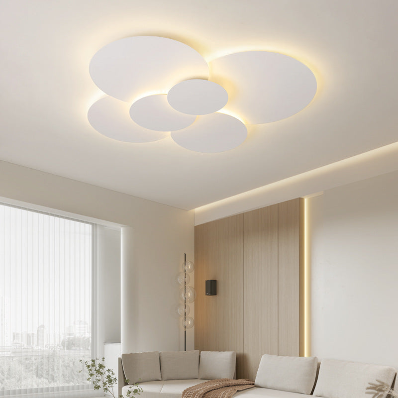 Simple Modern White Round Combination Ceiling Lamp - globaltradeleader