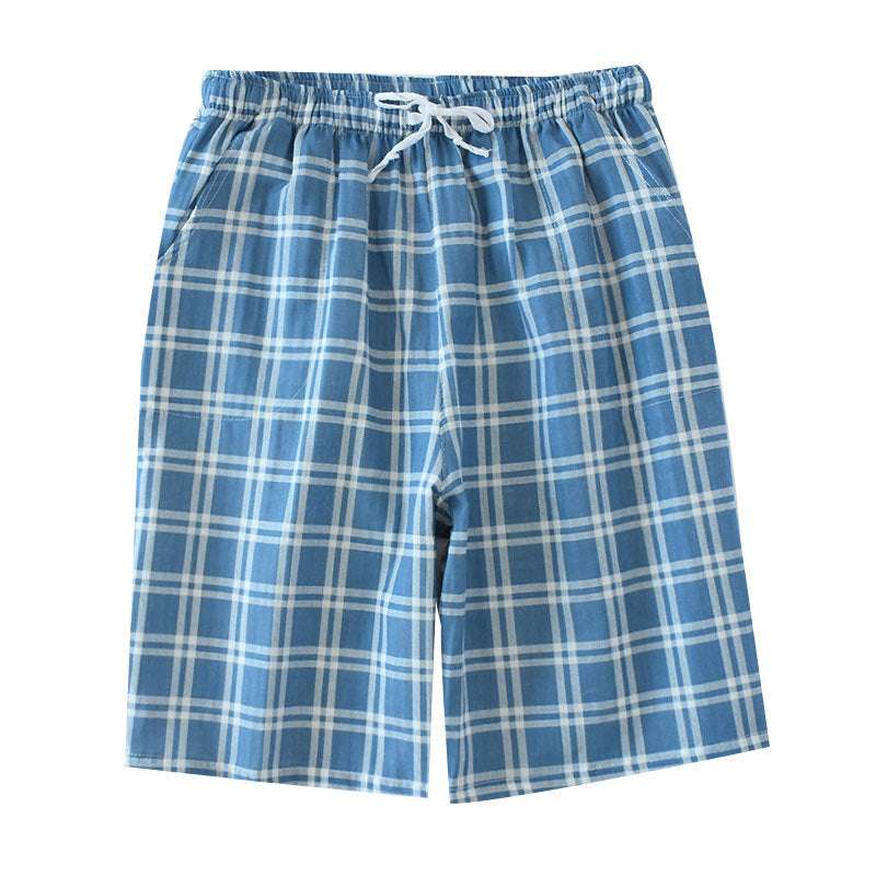 Cotton Cropped Pants Loose Casual Pajama Pants Summer - globaltradeleader