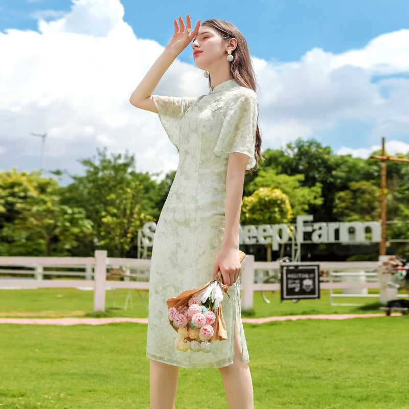 Ladies summer cheongsam dress