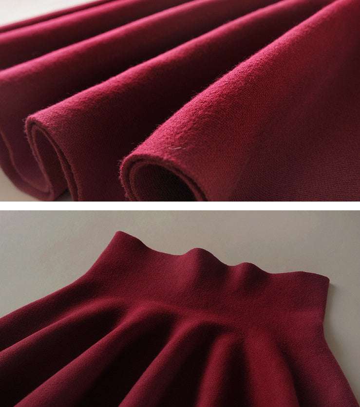 Draped Knitted Short Skirt - globaltradeleader