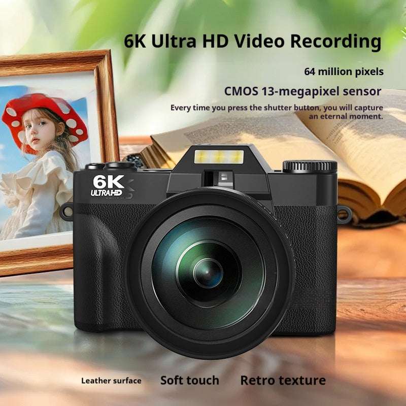 6K HD Digital Camera Mirrorless Camera Retro - globaltradeleader