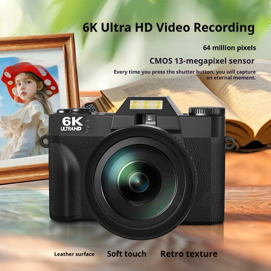 6K HD Digital Camera Mirrorless Camera Retro - globaltradeleader
