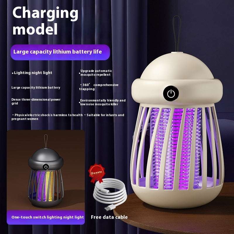 Mini Outdoor Electric Shock Mosquito Killing Lamp Automatic Mosquito Trap Mosquito Killer - globaltradeleader