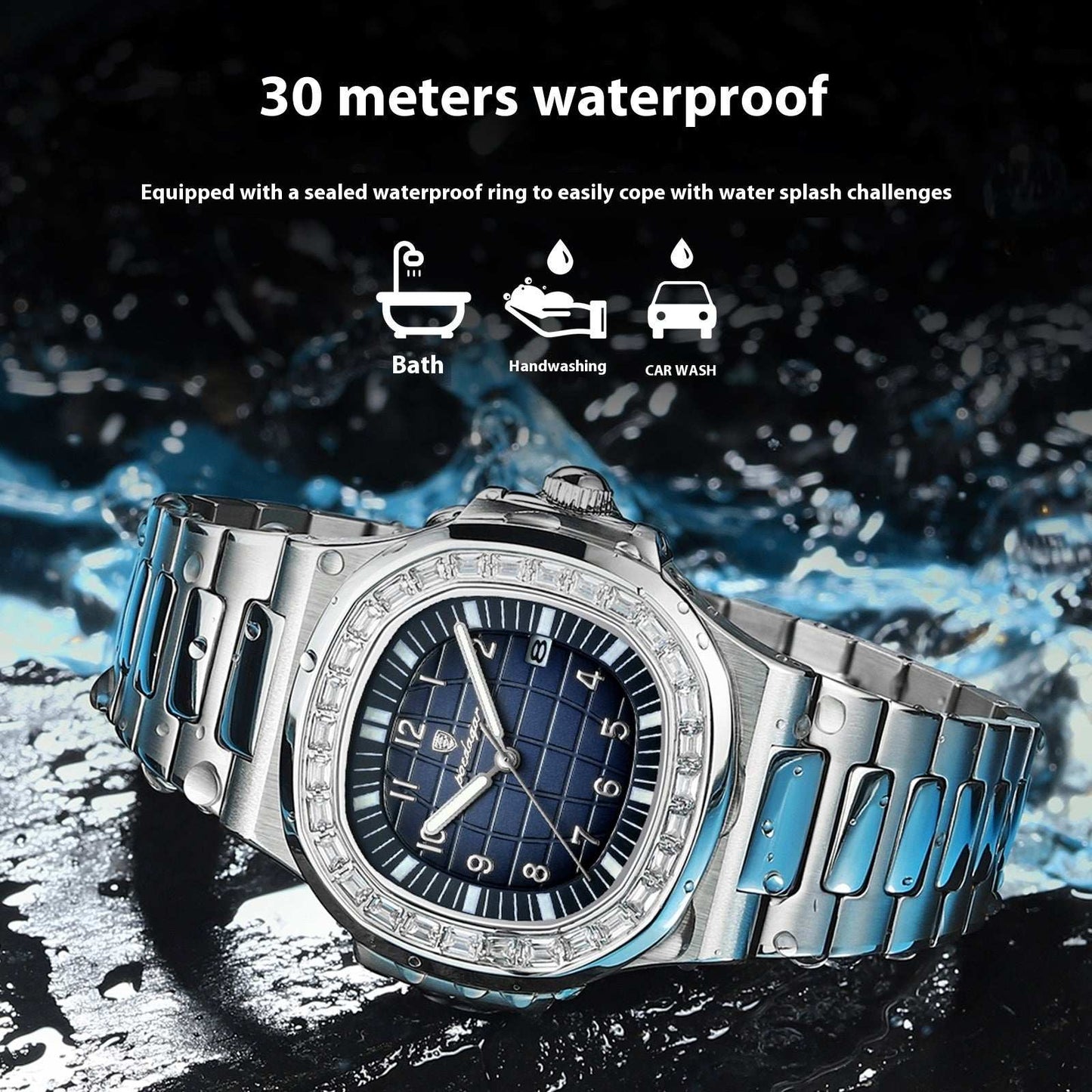 Men's Watch Luxury Waterproof Luminous Quartz Wrist Watch - globaltradeleader