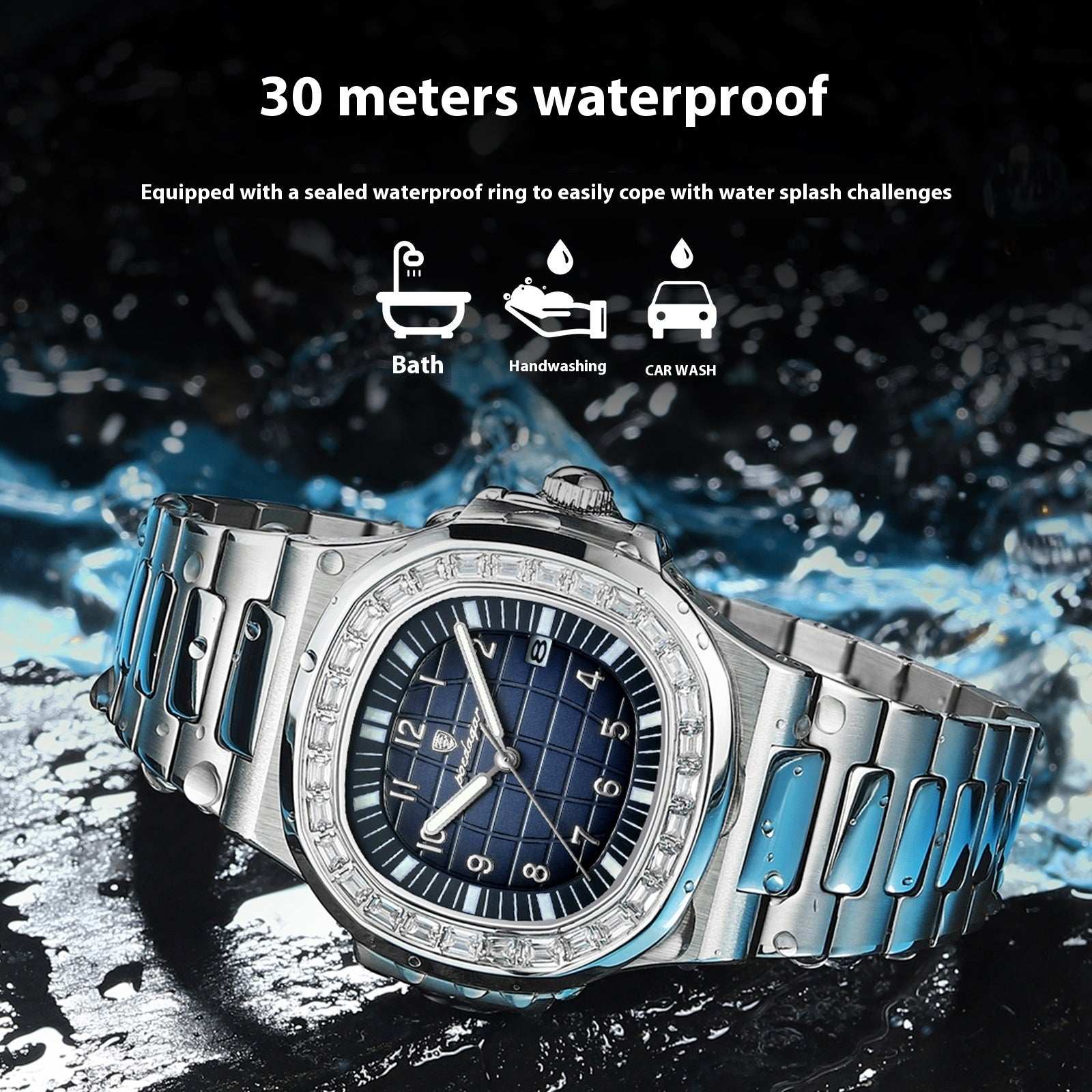 Men's Watch Luxury Waterproof Luminous Quartz Wrist Watch - globaltradeleader