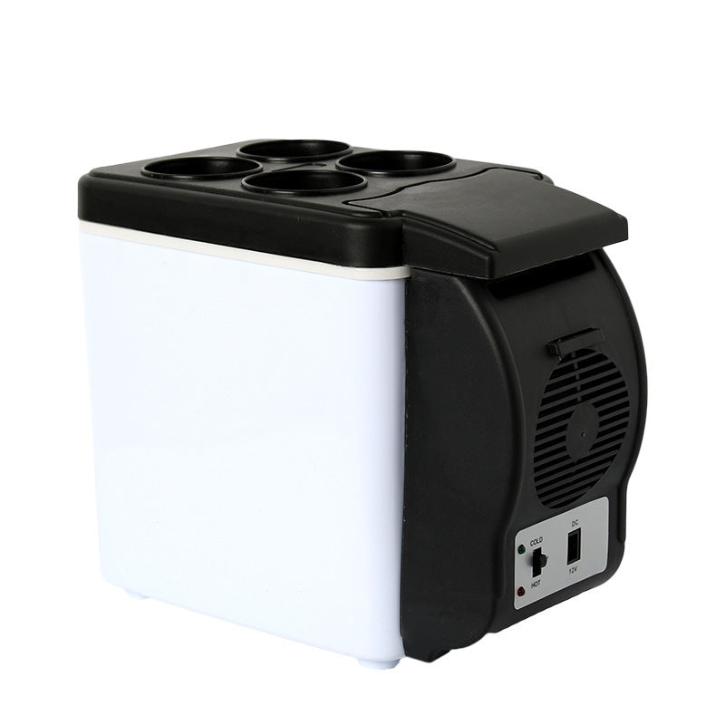 6L Mini Refrigerator Portable Car Boat Yacht Fridge Freezer Cooler Warmer Mini Refrigerator 6L 9 Can 12V Refrigerator Dropship