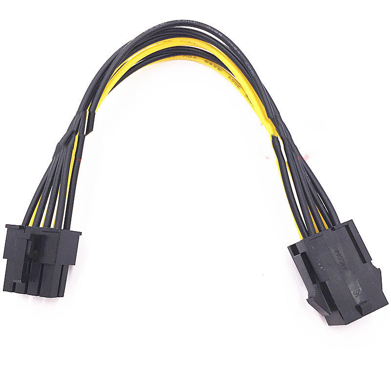 6P To 8P Extension Cable