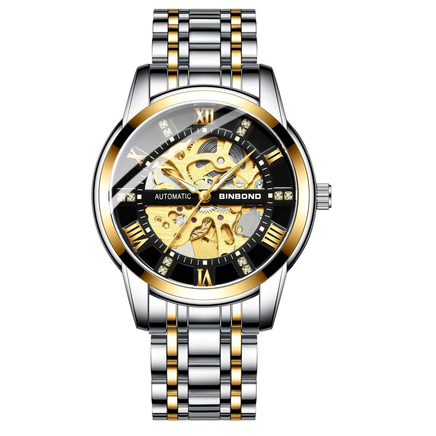 Men's Automatic Mechanical Watch Luminous Simple Fashion Trend - globaltradeleader