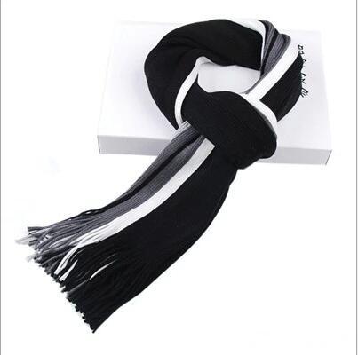 Men's Striped Scarf Korean Style All-match